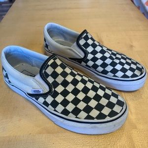 Checkered vans women’s size 7